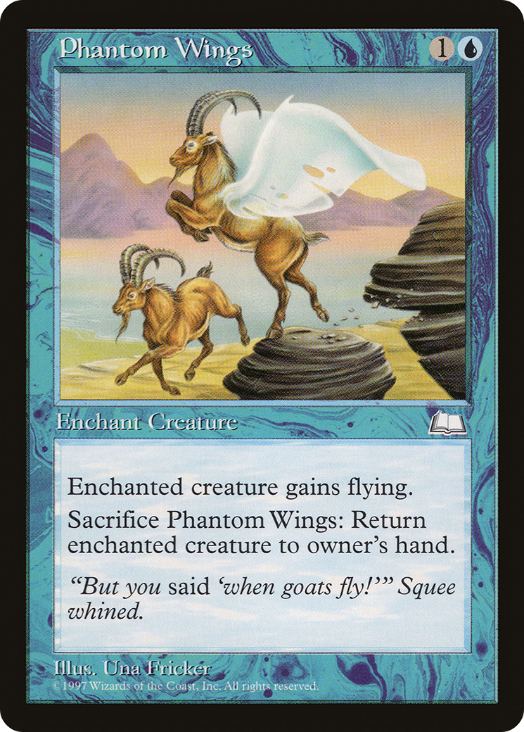 Phantom Wings (WTH-049) [Weatherlight] MTG Single Wizards of the Coast