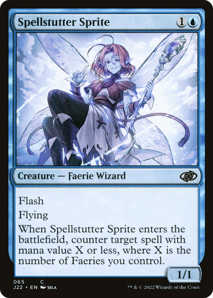 Spellstutter Sprite (J22-065) [Jumpstart 2022] MTG Single Wizards of the Coast