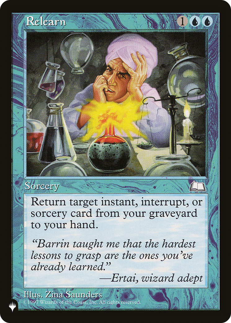 Relearn (LIST-WTH-51) [Mystery Booster] The List MTG Single Wizards of the Coast