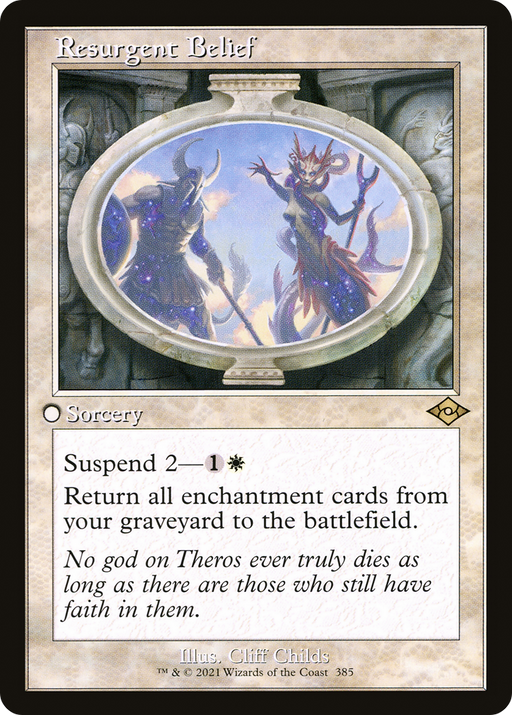 Resurgent Belief (MH2-385) [Modern Horizons 2] MTG Single Modern Horizons 2