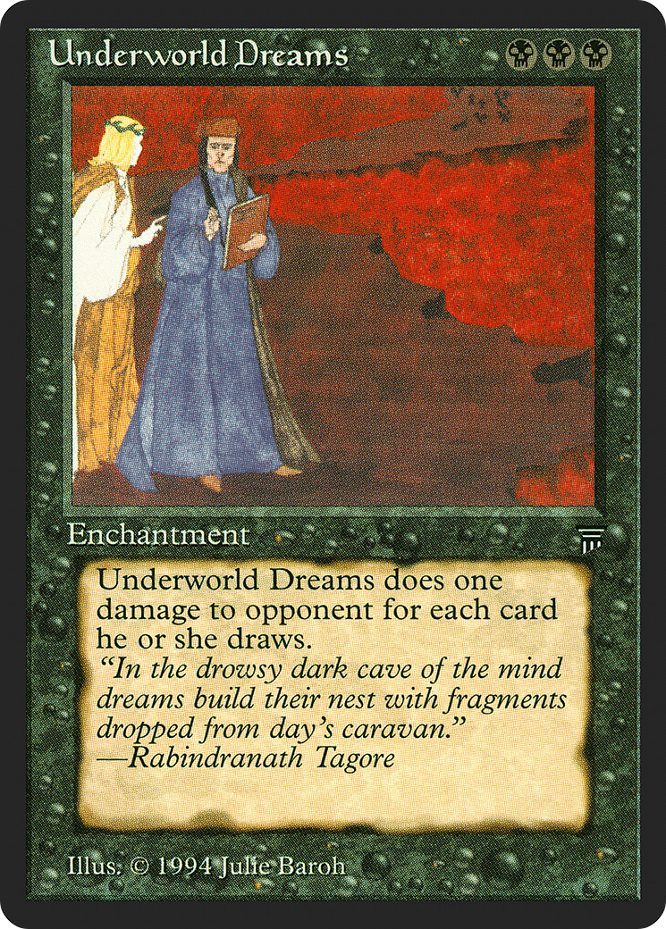 Underworld Dreams (LEG-124) [Oldschool] Legends MTG Single Wizards of the Coast