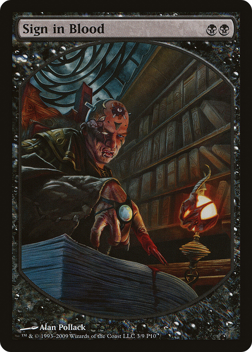 Sign in Blood (MPRP-003) [Misc] Magic Player Rewards 2010 MTG Single Wizards of the Coast