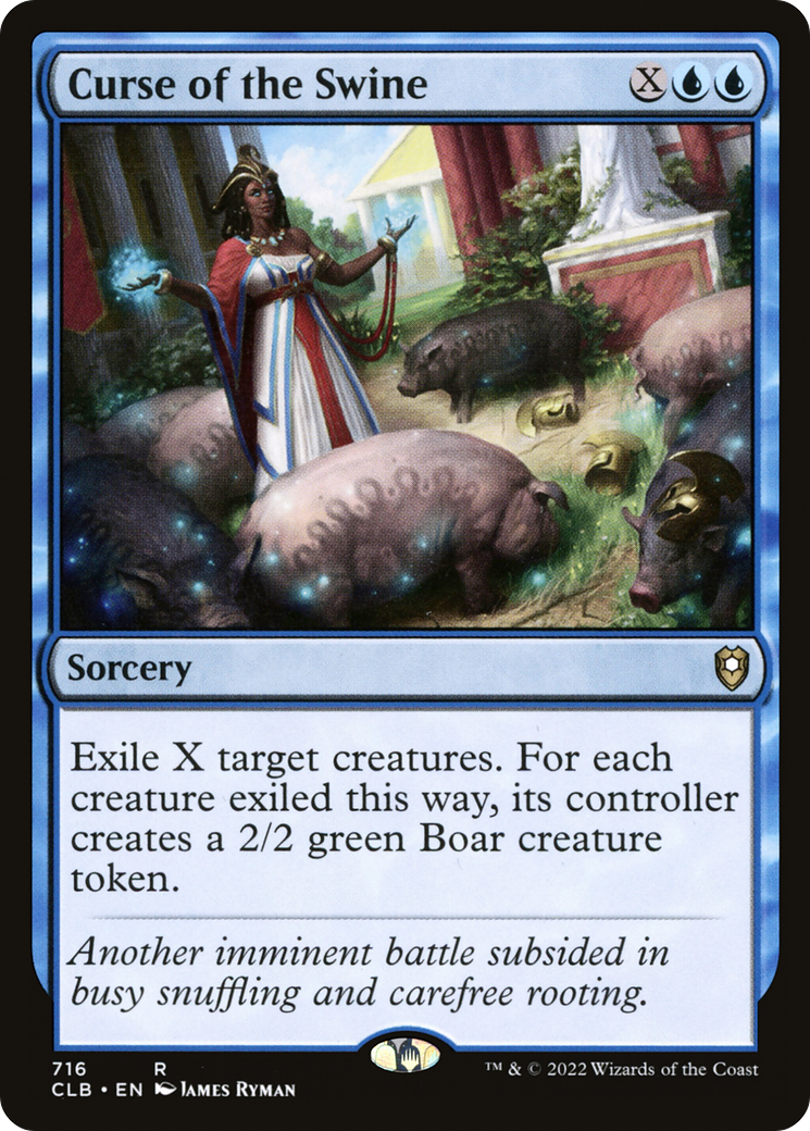 Curse of the Swine (CLB-716) [Commander Legends: Battle for Baldur's Gate] MTG Single Wizards of the Coast