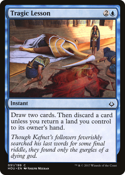 Tragic Lesson (HOU-051) [Hour of Devastation] Foil MTG Single Wizards of the Coast