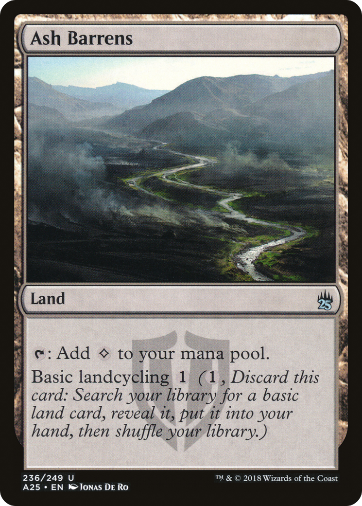 Ash Barrens (A25-236) [Masters 25] MTG Single Wizards of the Coast