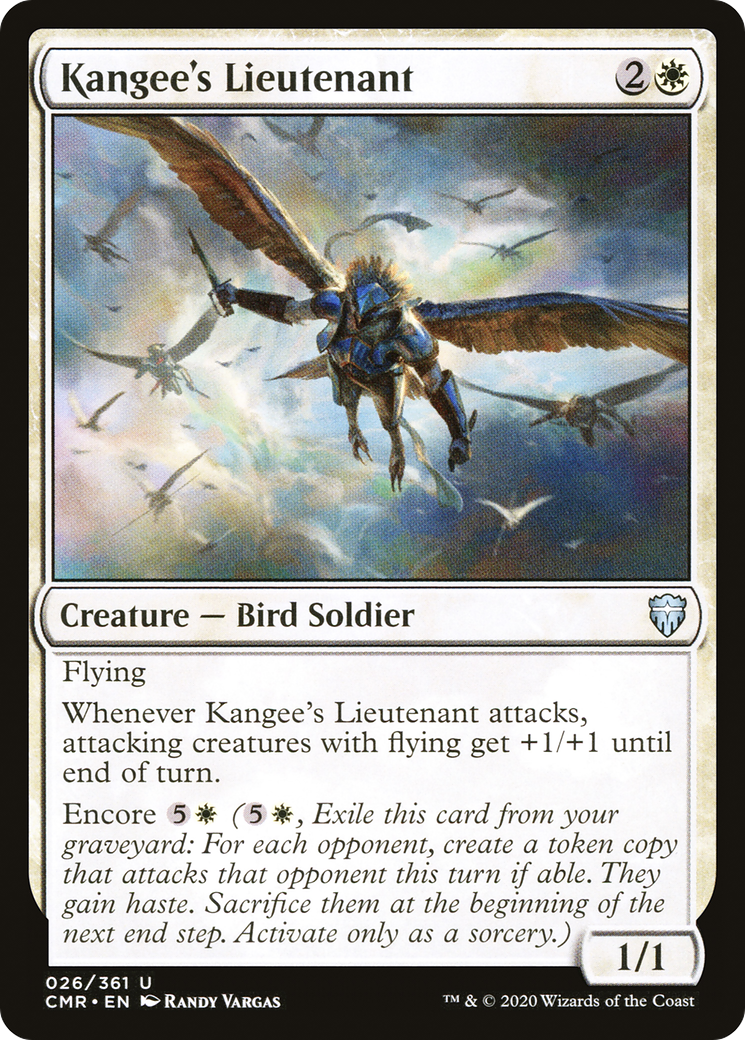 Kangee's Lieutenant (CMR-026) [Commander Legends] MTG Single Wizards of the Coast