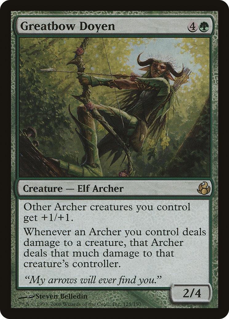 Greatbow Doyen (MOR-125) [Morningtide] Foil MTG Single Wizards of the Coast