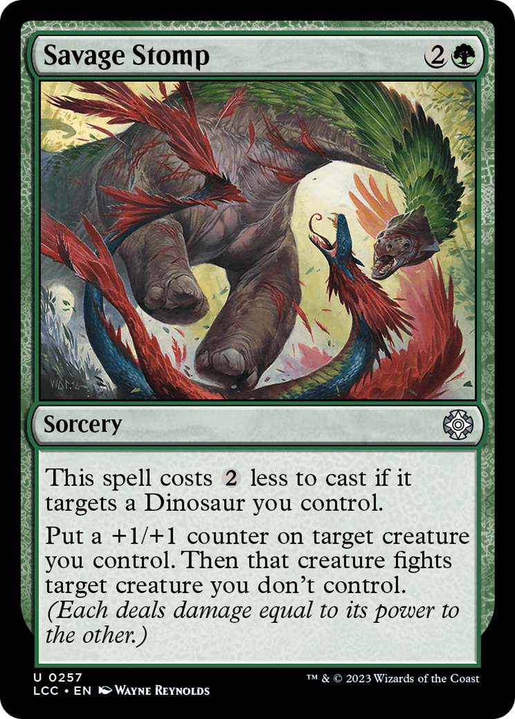 Savage Stomp (LCC-257) [The Lost Caverns of Ixalan Commander] MTG Single Wizards of the Coast