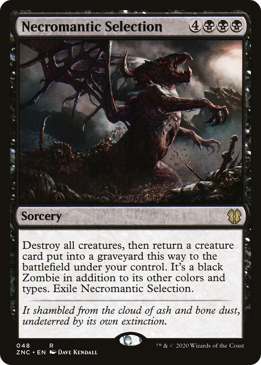 Necromantic Selection (ZNC-048) [Zendikar Rising Commander] MTG Single Wizards of the Coast