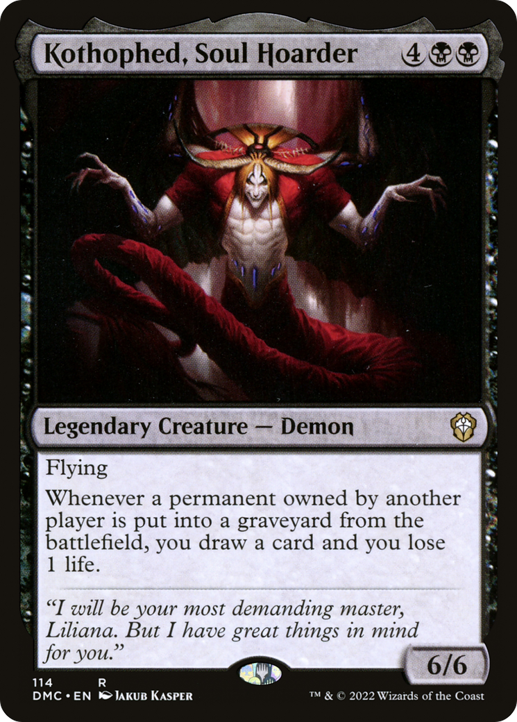 Kothophed, Soul Hoarder (DMC-114) [Dominaria United Commander] MTG Single Wizards of the Coast