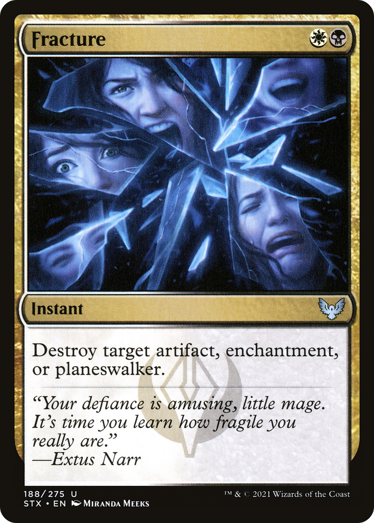 Fracture (STX-188) [Strixhaven: School of Mages] Foil MTG Single Wizards of the Coast