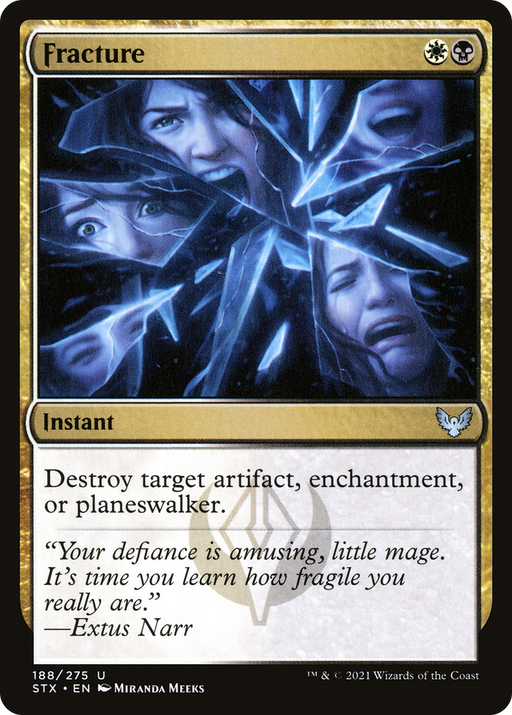 Fracture (STX-188) [Strixhaven: School of Mages] Foil MTG Single Wizards of the Coast