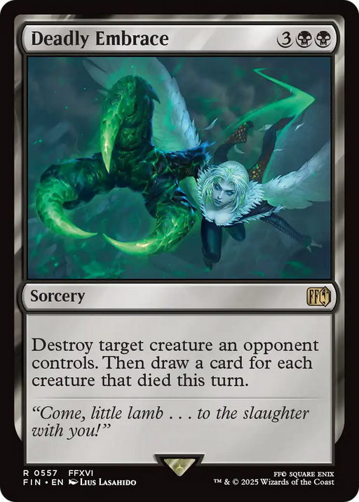 Deadly Embrace (FIN-557) [FINAL FANTASY] MTG Single Wizards of the Coast