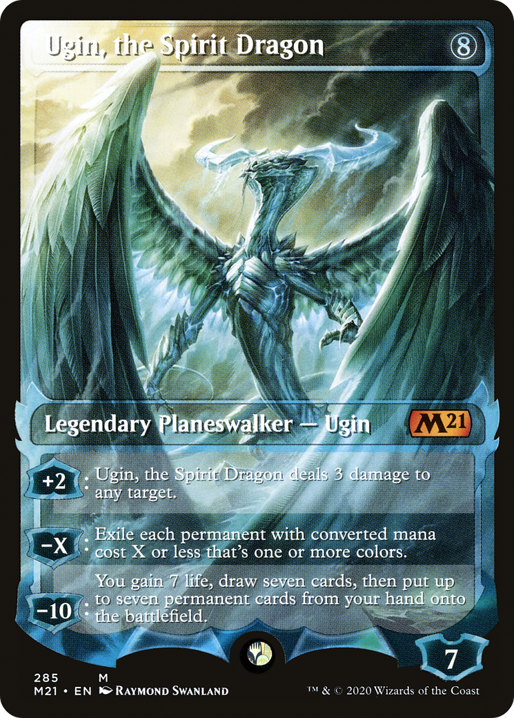 Ugin, the Spirit Dragon (M21-285) [Core Set 2021] (Showcase) MTG Single Wizards of the Coast