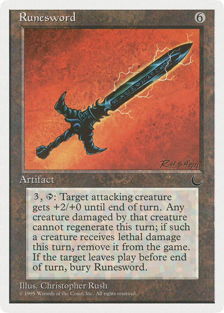 Runesword (CHR-106) [Chronicles] MTG Single Wizards of the Coast