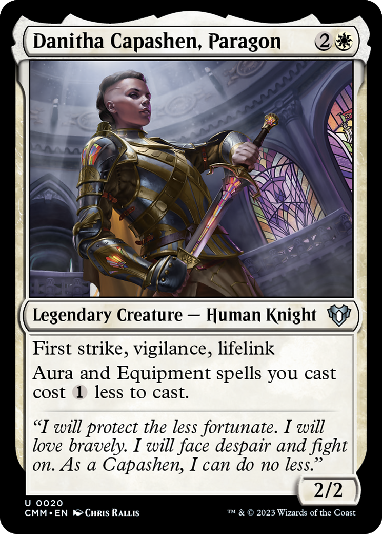 Danitha Capashen, Paragon (CMM-020) [Commander Masters] Foil MTG Single Wizards of the Coast
