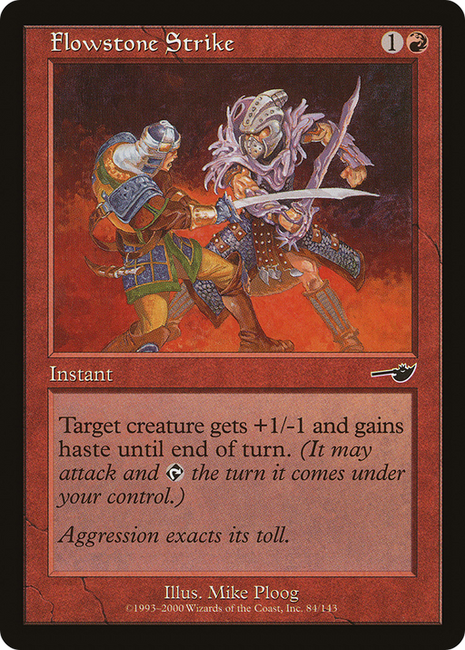 Flowstone Strike (NMS-084) [Nemesis] MTG Single Wizards of the Coast