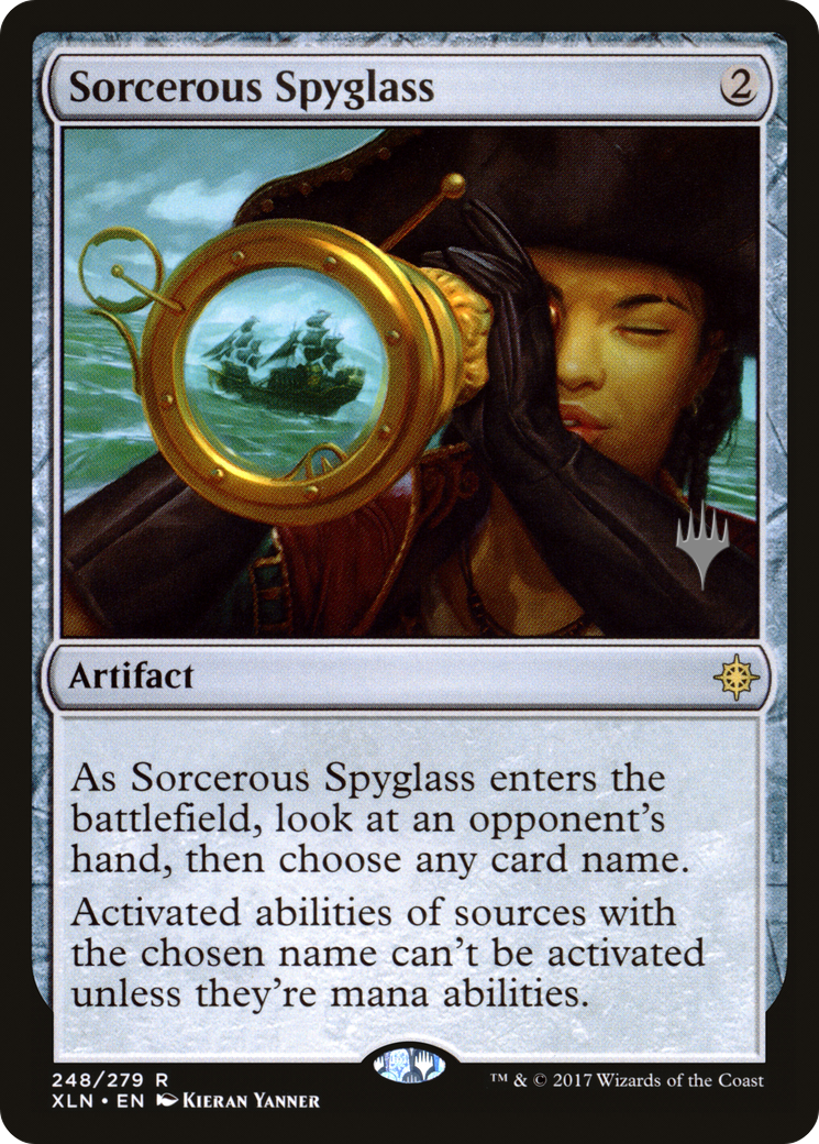Sorcerous Spyglass (PPM20-248P) [Ixalan Promos] MTG Single Wizards of the Coast