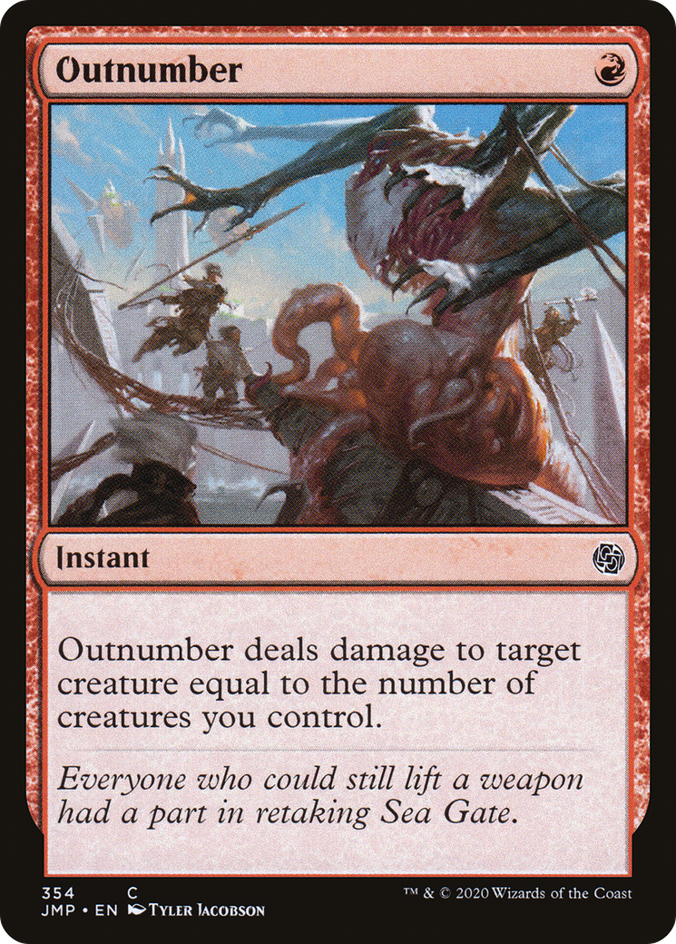 Outnumber (JMP-354) [Jumpstart] MTG Single Wizards of the Coast