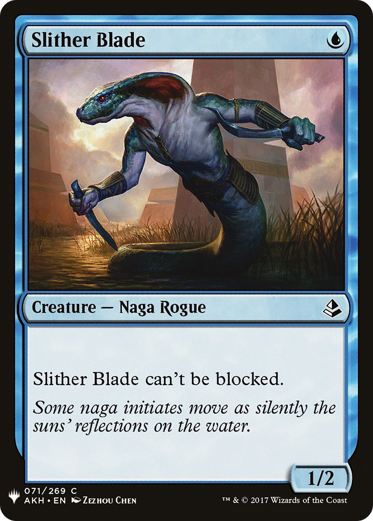 Slither Blade (LIST-AKH-71) [Mystery Booster] The List MTG Single Wizards of the Coast