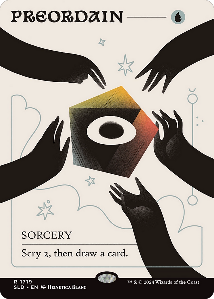 Preordain (1719) (SLD-1719) [Secret Lair] Drop (Borderless) MTG Single Wizards of the Coast