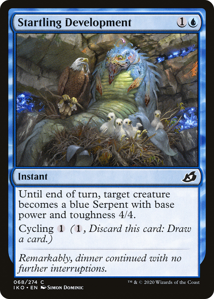 Startling Development (IKO-068) [Ikoria: Lair of Behemoths] Foil MTG Single Wizards of the Coast