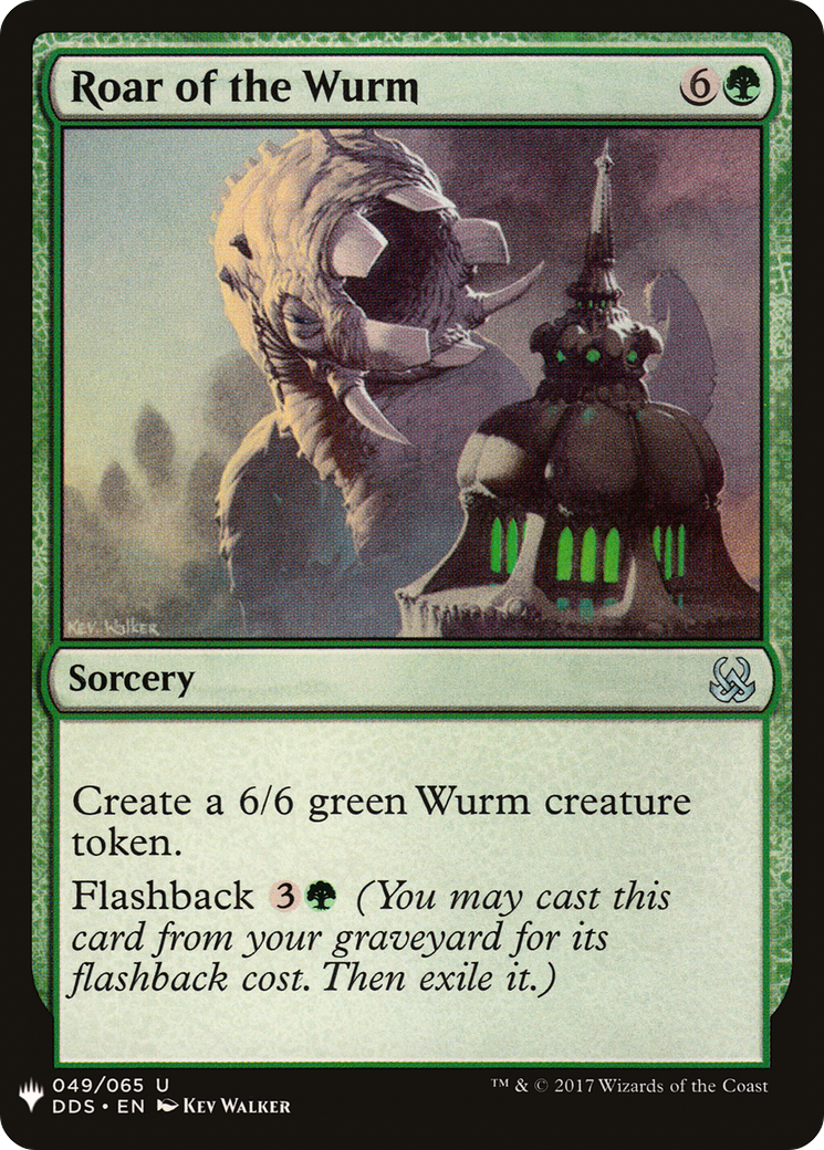 Roar of the Wurm (LIST-DDS-49) [Mystery Booster] The List MTG Single Wizards of the Coast
