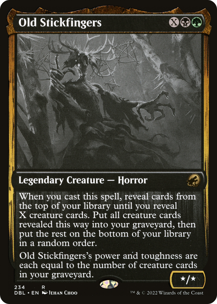 Old Stickfingers (DBL-234) [Innistrad: Double Feature] Foil MTG Single Wizards of the Coast