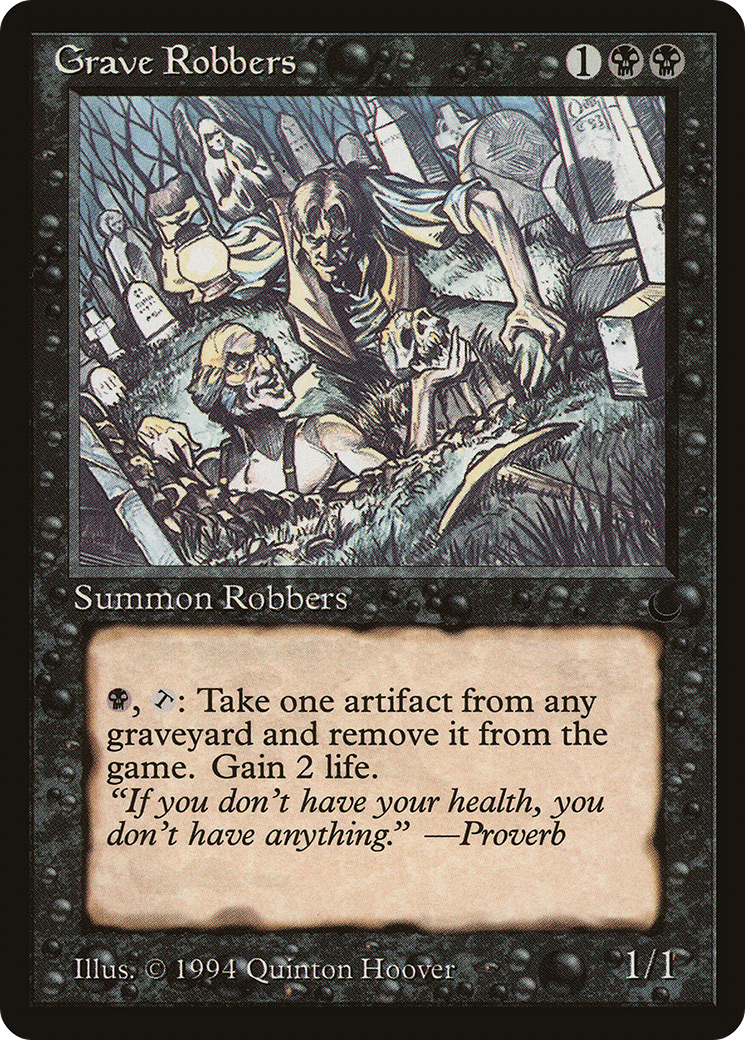 Grave Robbers (DRK-) [Oldschool] The Dark MTG Single Wizards of the Coast