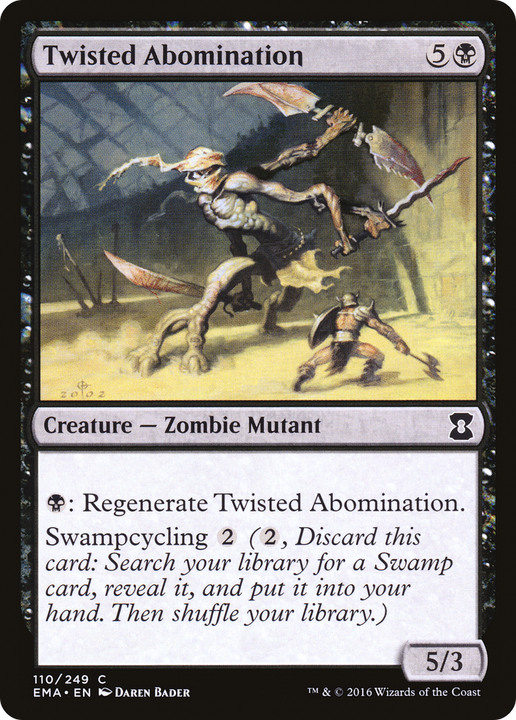Twisted Abomination (EMA-110) [Eternal Masters] MTG Single Wizards of the Coast