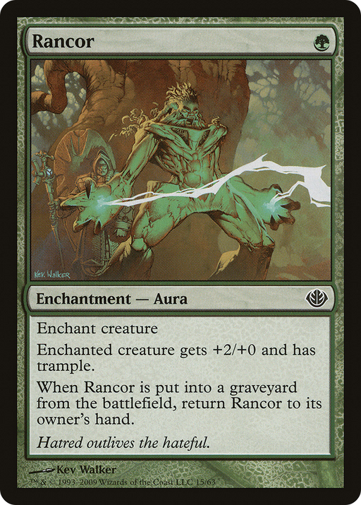 Rancor (DDD-015) [Misc] Duel Decks: Garruk vs. Liliana MTG Single Wizards of the Coast