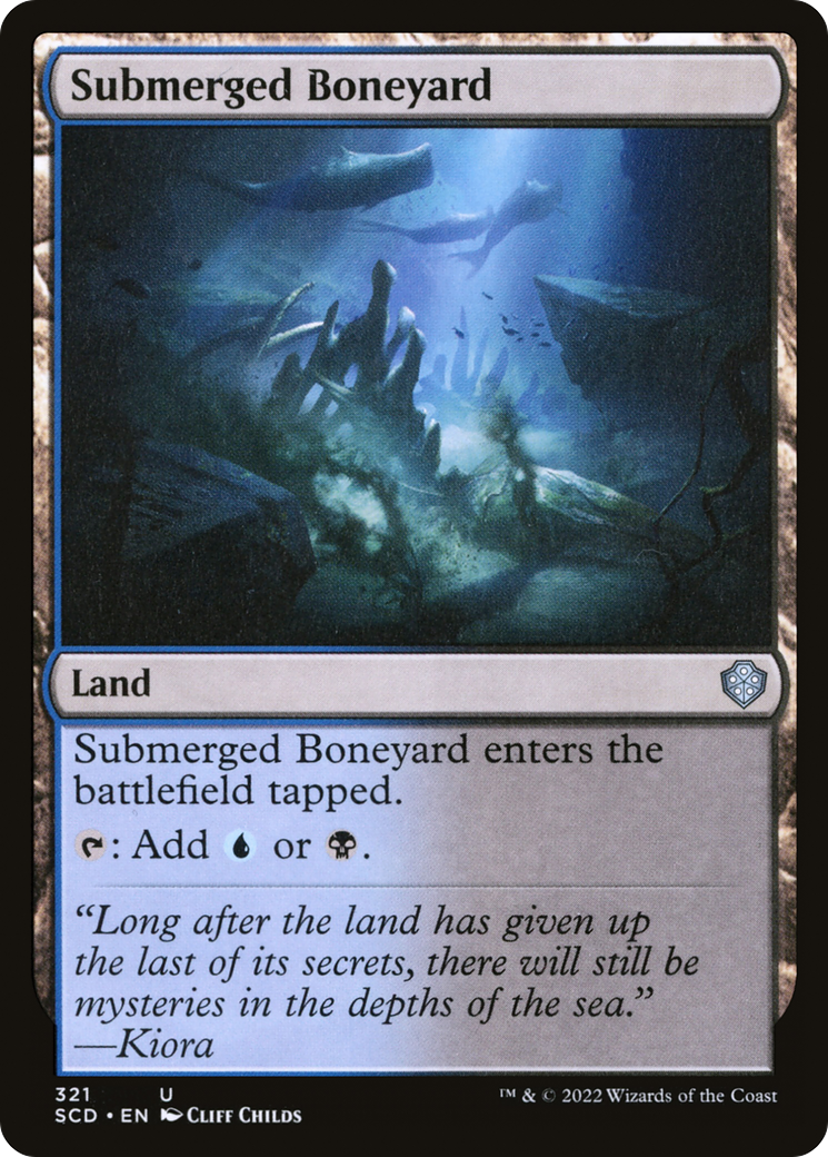 Submerged Boneyard (SCD-321) [Starter Commander Decks] MTG Single Wizards of the Coast