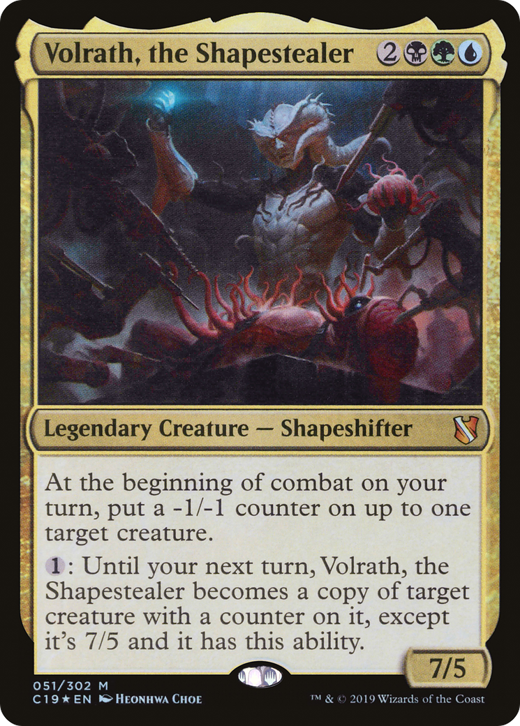 Volrath, the Shapestealer (C19-051) [Commander 2019] Foil MTG Single Wizards of the Coast