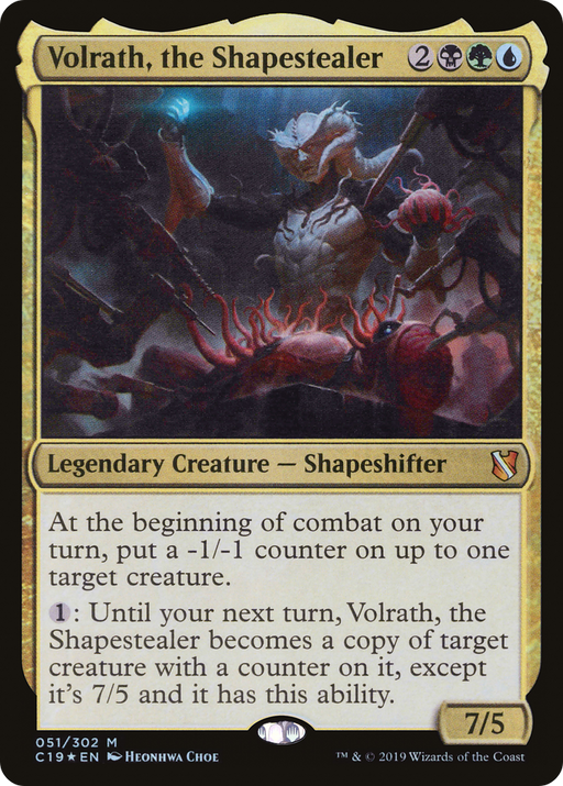 Volrath, the Shapestealer (C19-051) [Commander 2019] Foil MTG Single Wizards of the Coast