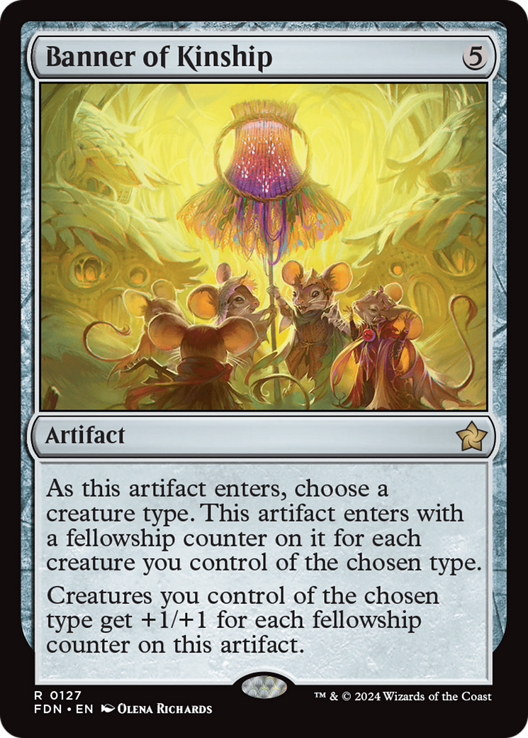 Banner of Kinship (FDN-127) [Foundations] Foil MTG Single Wizards of the Coast