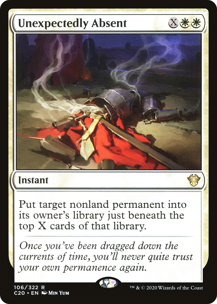 Unexpectedly Absent (C20-106) [Commander 2020] MTG Single Wizards of the Coast