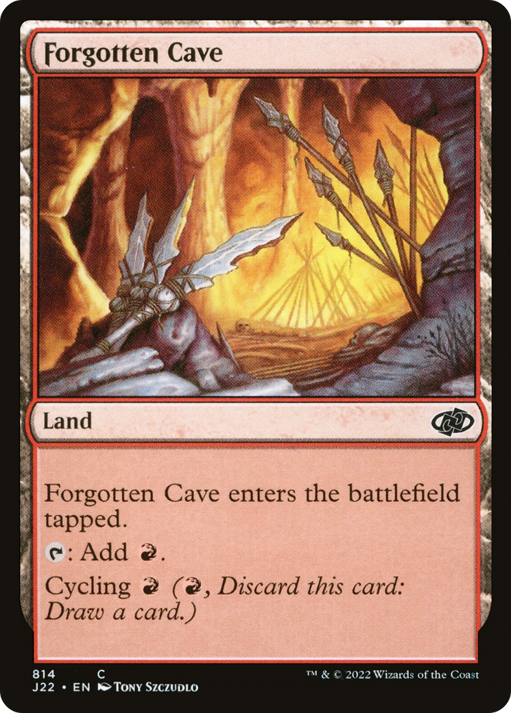 Forgotten Cave (J22-814) [Jumpstart 2022] MTG Single Wizards of the Coast