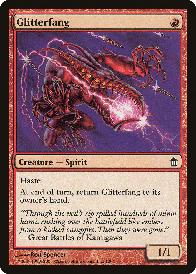 Glitterfang (SOK-100) [Saviors of Kamigawa] MTG Single Wizards of the Coast