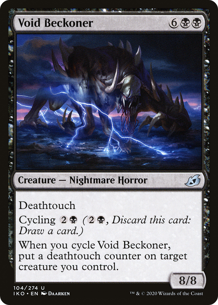 Void Beckoner (IKO-104) [Ikoria: Lair of Behemoths] Foil MTG Single Wizards of the Coast