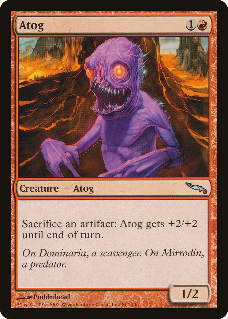 Atog (MRD-086) [Mirrodin] MTG Single Wizards of the Coast