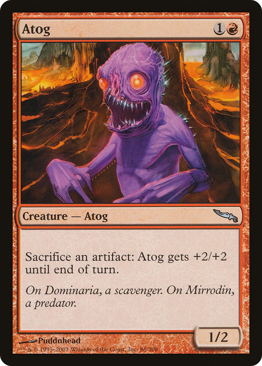 Atog (MRD-086) [Mirrodin] MTG Single Wizards of the Coast