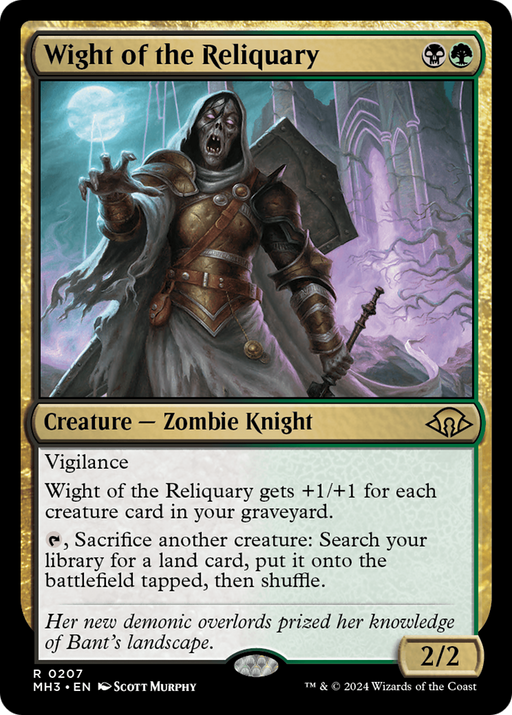 Wight of the Reliquary (MH3-207) [Modern Horizons 3] MTG Single Modern Horizons 3