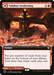 Valakut Awakening (ZNR-355) [Zendikar Rising] (Extended Art) Foil MTG Single Wizards of the Coast