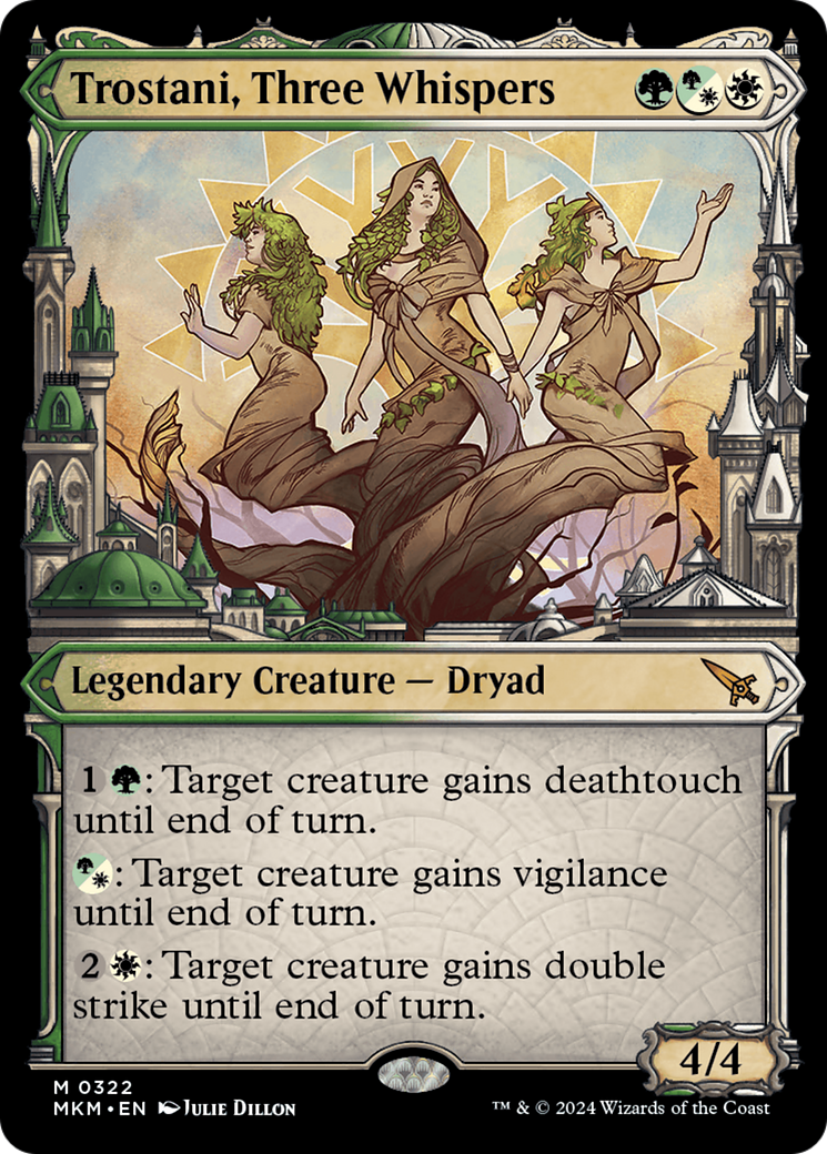 Trostani, Three Whispers (0322) (MKM-322) [Murders at Karlov Manor] (Showcase) MTG Single Murders at Karlov Manor