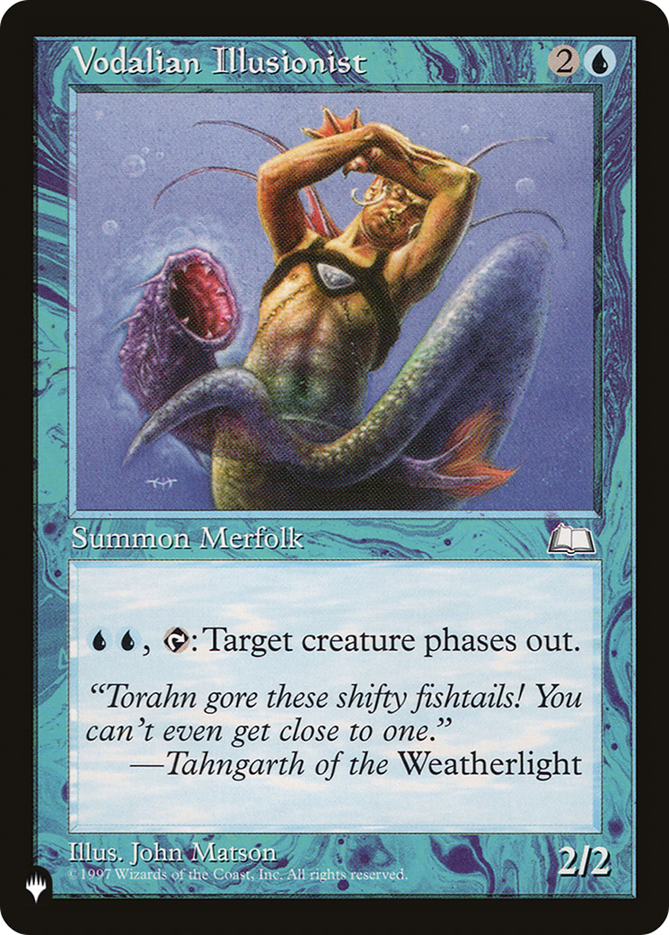 Vodalian Illusionist (LIST-WTH-58) [Mystery Booster] The List MTG Single Wizards of the Coast