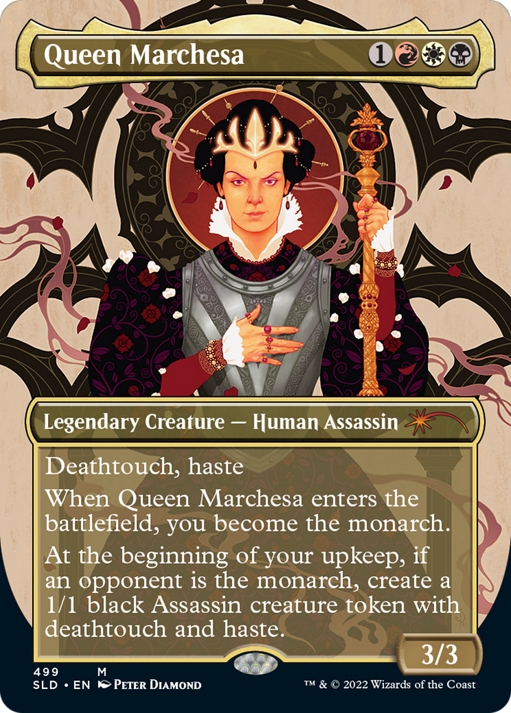 Queen Marchesa (SLD-499) [Secret Lair] Drop (Borderless) MTG Single Wizards of the Coast