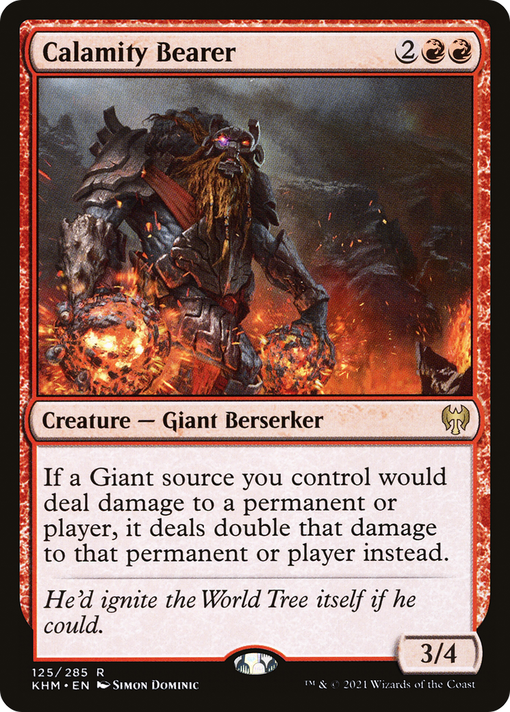 Calamity Bearer (KHM-125) [Kaldheim] MTG Single Wizards of the Coast