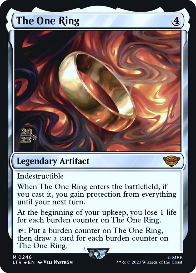 The One Ring (PRE-246) [Tales of Middle-earth Promos] Foil MTG Single Wizards of the Coast