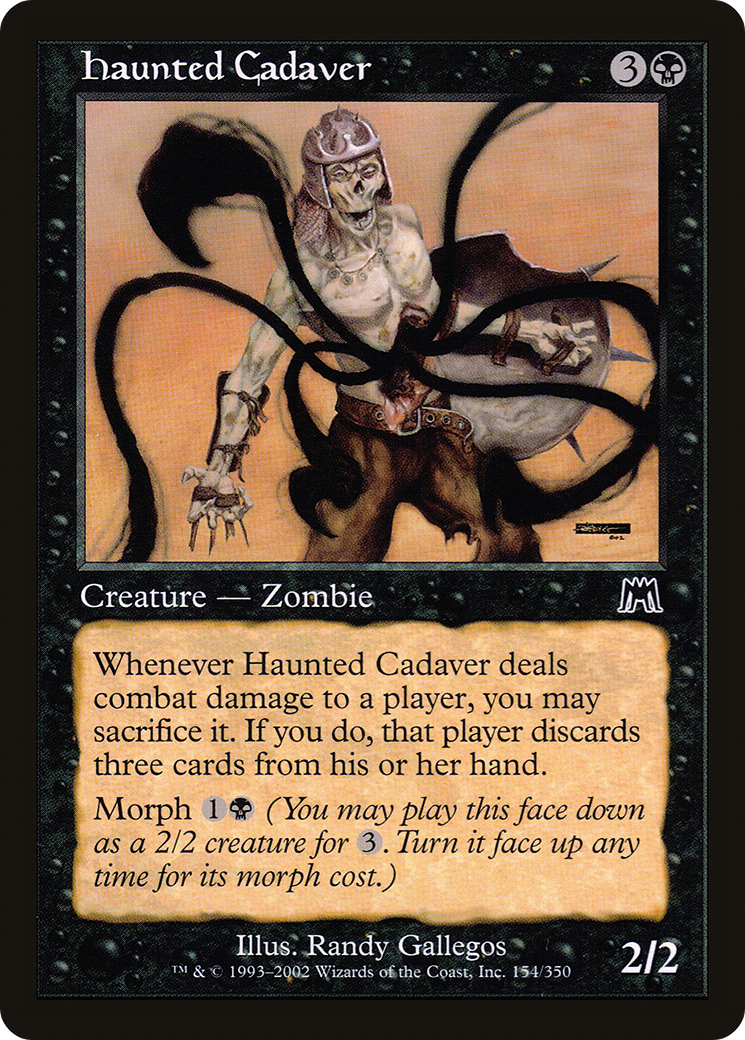 Haunted Cadaver (ONS-154) [Onslaught] MTG Single Wizards of the Coast