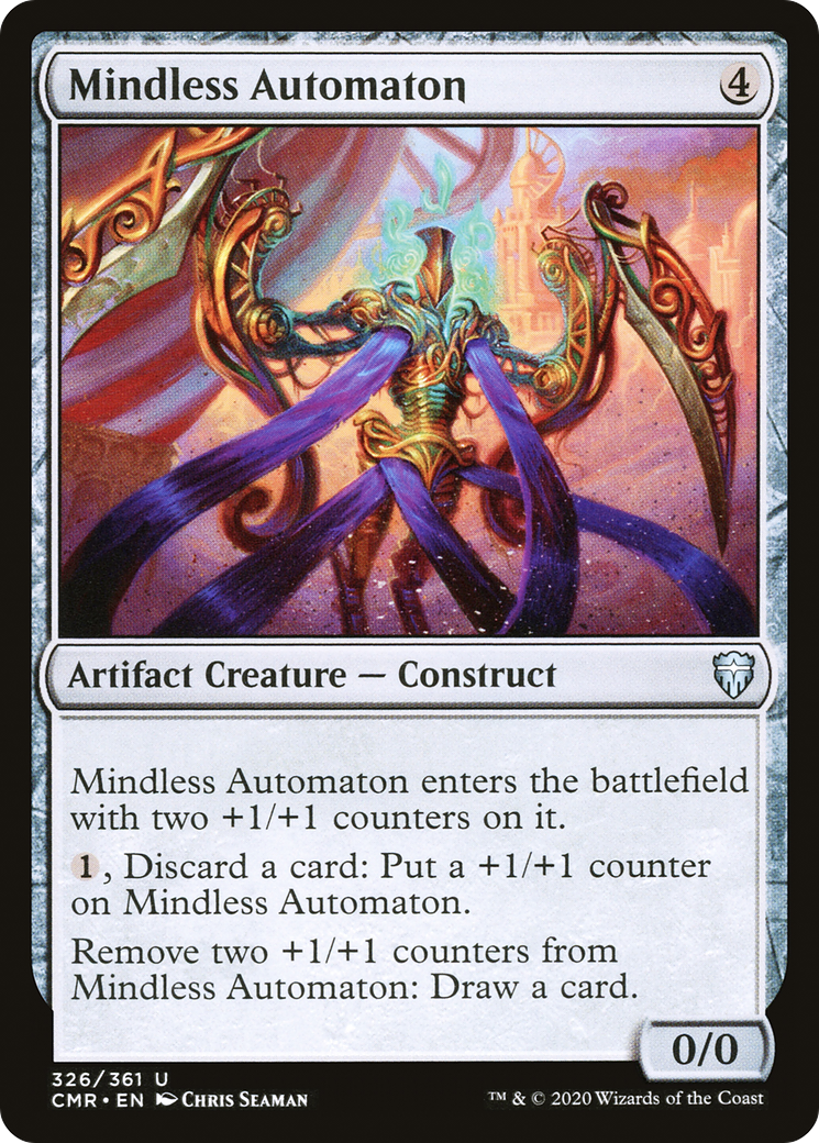Mindless Automaton (CMR-326) [Commander Legends] Foil MTG Single Wizards of the Coast